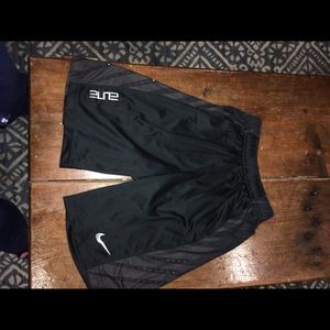 Athletic/basketball shorts.